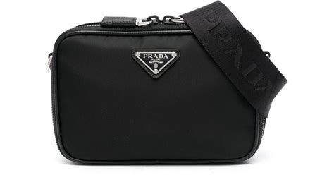 sacoche noir prada|farfetch Prada bags.